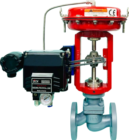 CAST STEEL CONTROL VALVE PN40