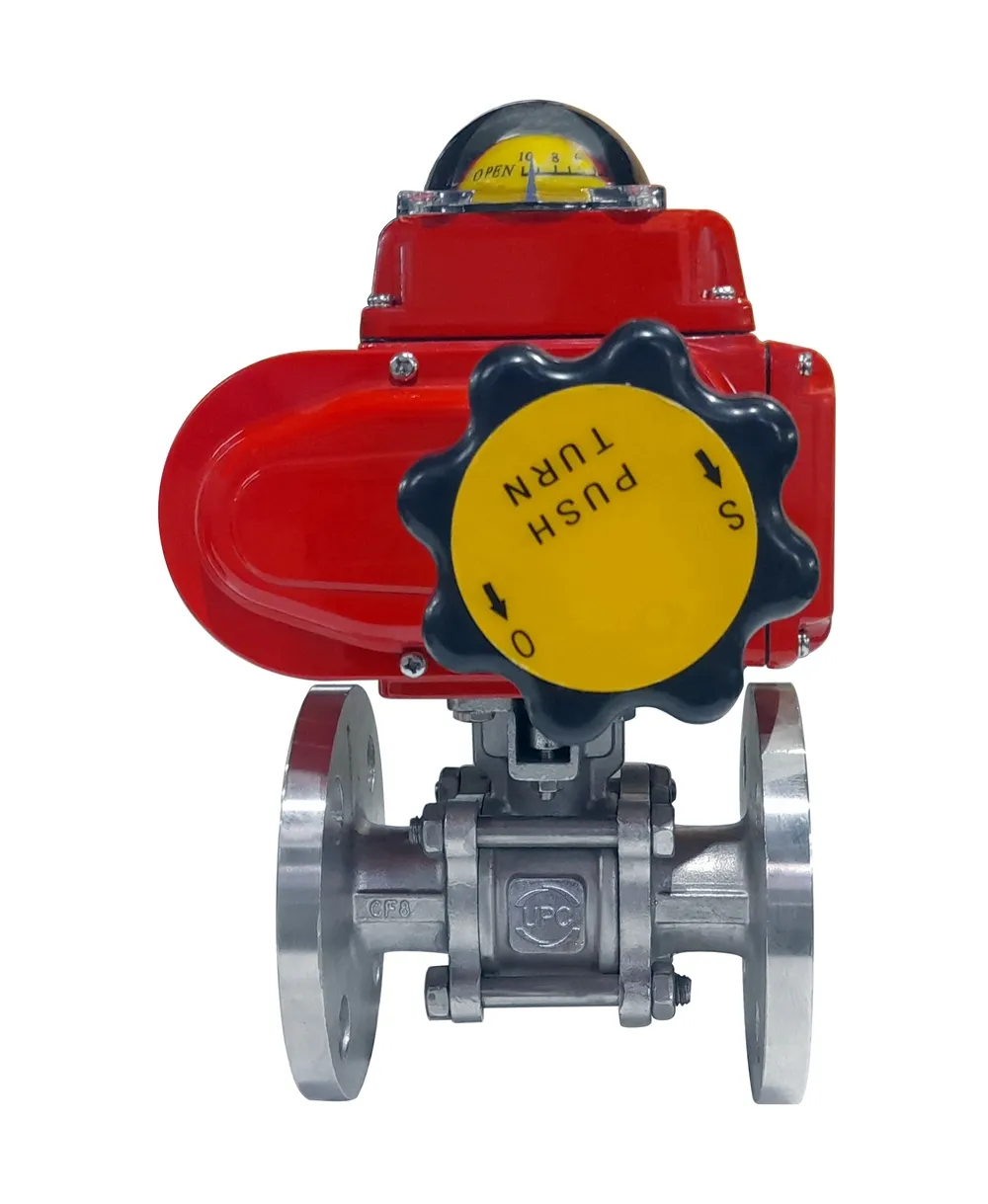 Electrical Actuator Operated Flange End Ball Valve