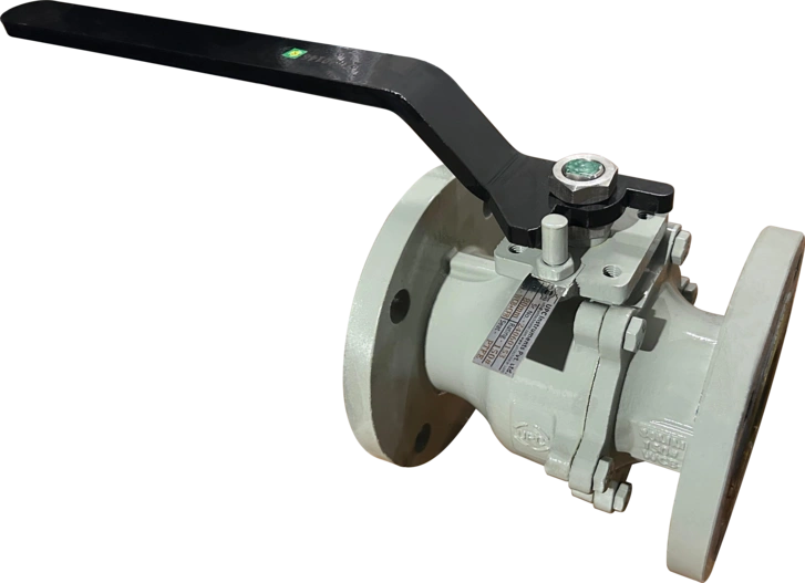 SS304 Two Piece Flange End Ball Valve